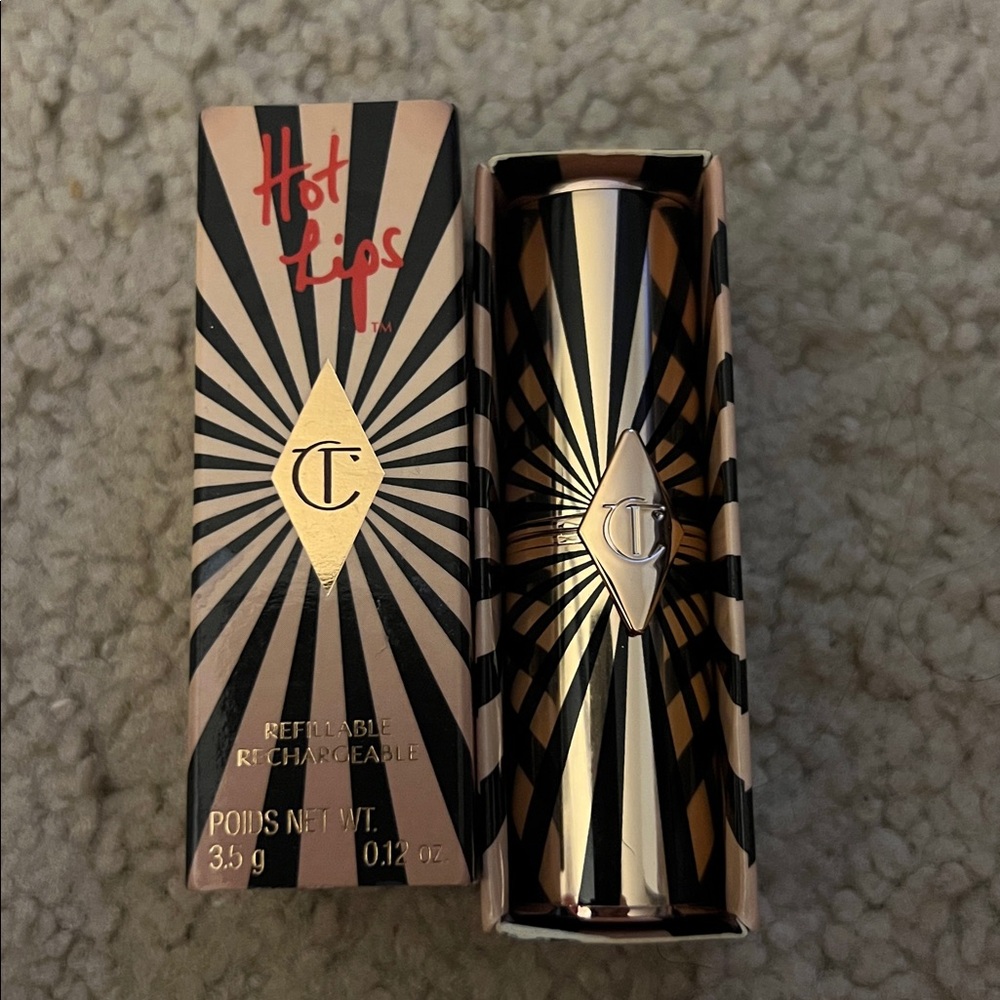 Charlotte Tilbury Hot Lips in Black and Gold
